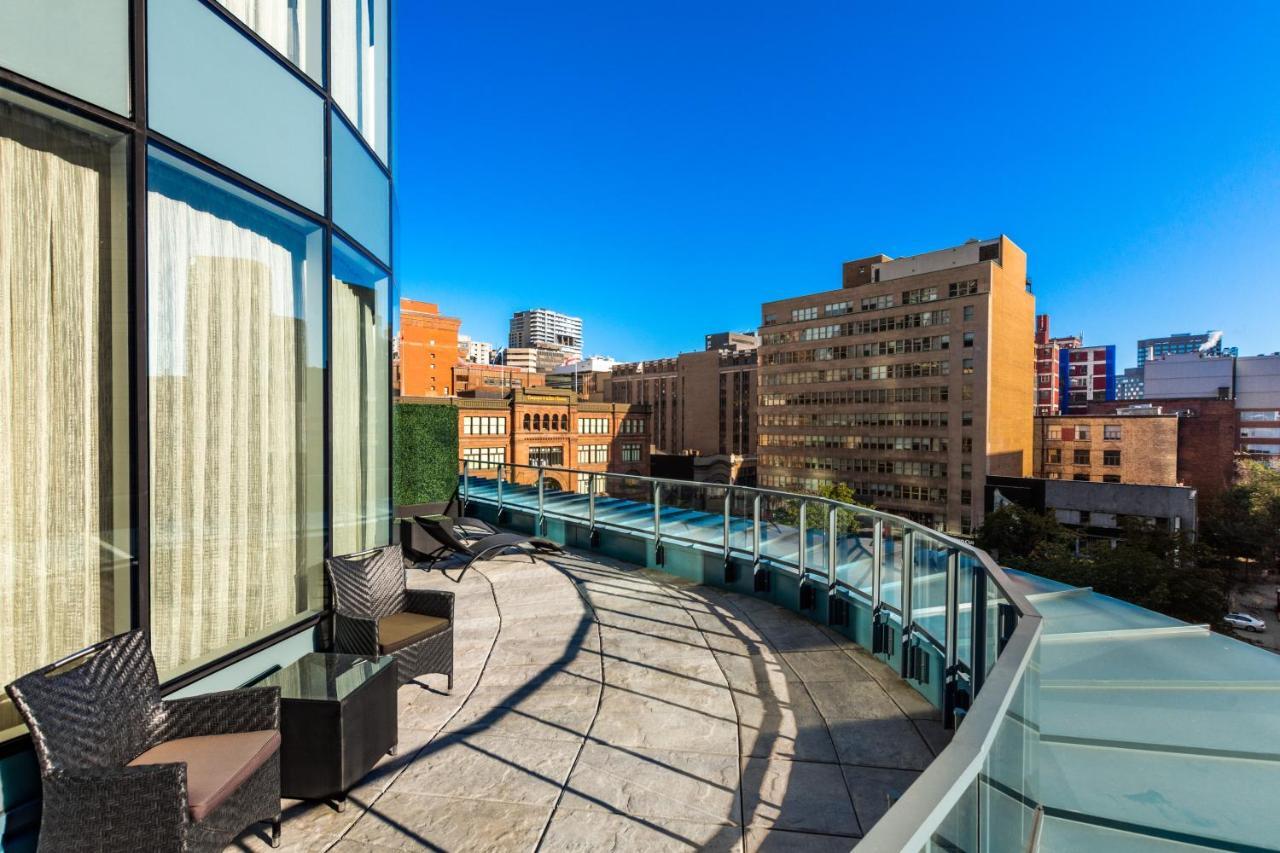 Hôtel Birks Montréal Exterior foto The rooftop terrace